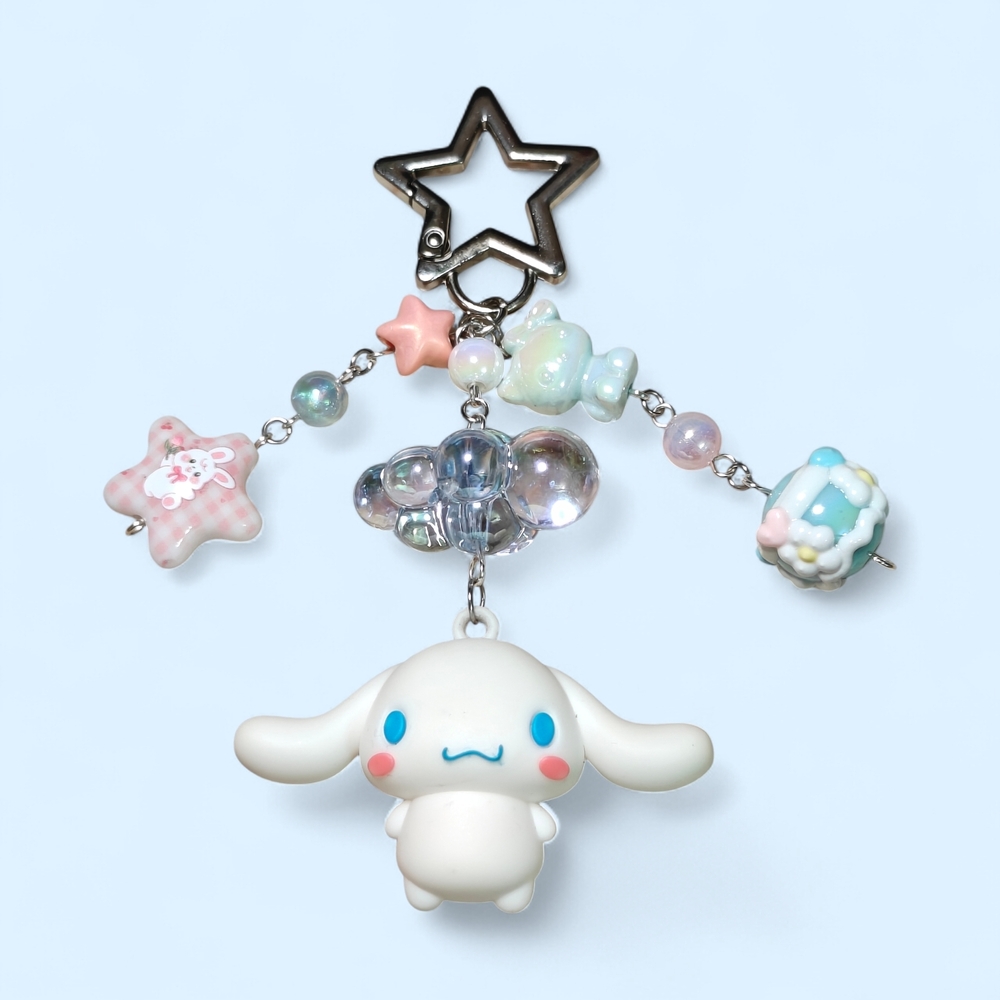 Cute Cinnamoroll Star Keychain
